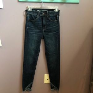 American Eagle High Rise Jegging Crop Jeans